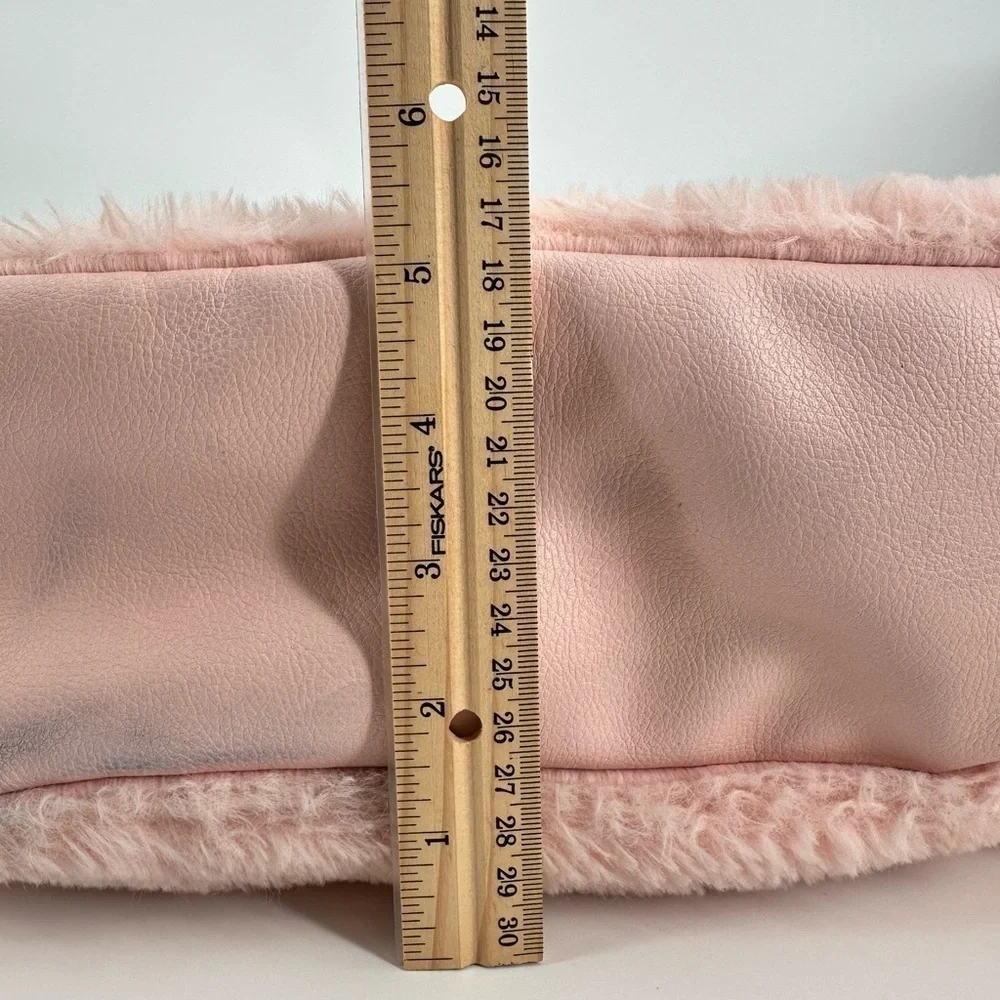 Luv Betsy by Betsy Johnson Pink Rainbow Bunny Hoodie Backpack Soft Plush